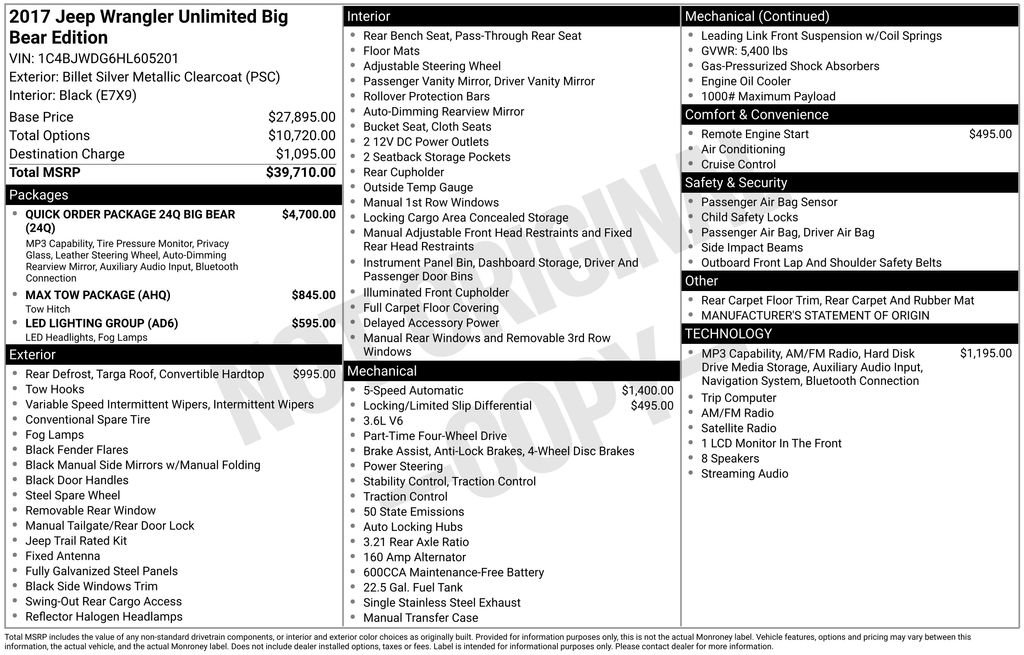 jeep wrangler unlimited 2017 1C4BJWDG6HL605201 image jeep wrangler unlimited 2017 1C4BJWDG6HL605201 image